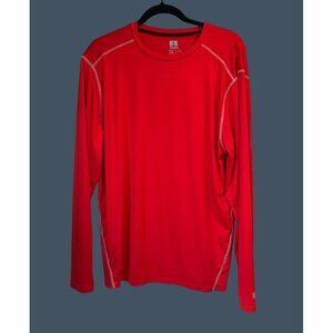 Russell Athletic Red Long Sleeve Dri-Power Performance Shirt Size XL
